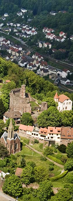 Burgfeste Dilsberg in Baden-Württemberg