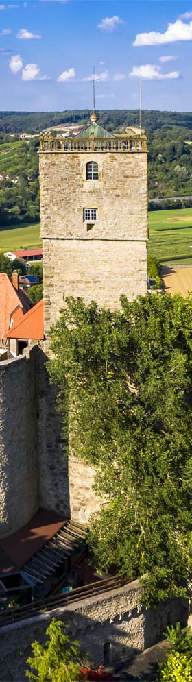 Burg Guttenberg in Baden-Württemberg